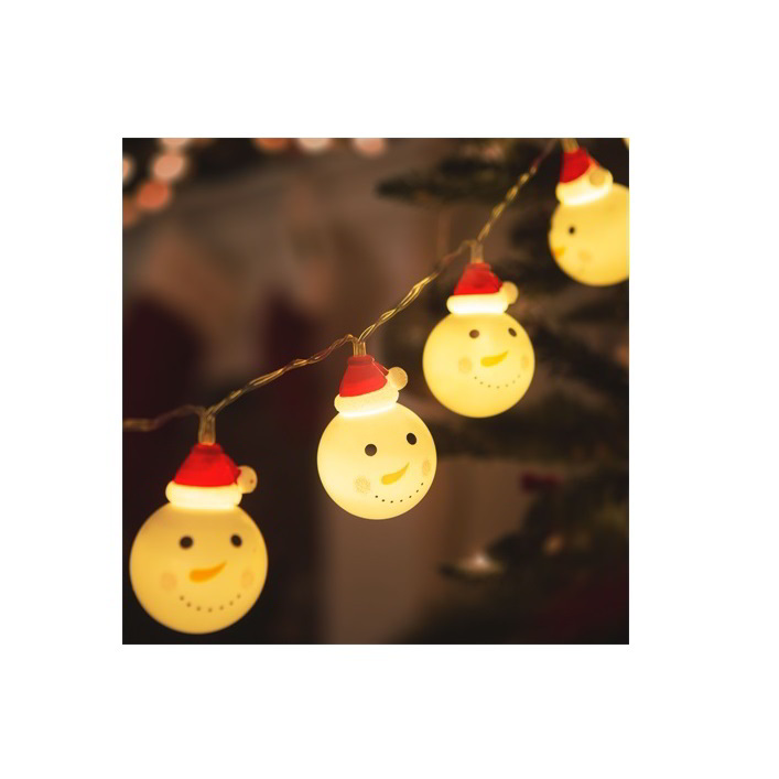 Family Christmas 58222A Beltéri LED fényfüzér 1m - Meleg fehér (58222A)-0