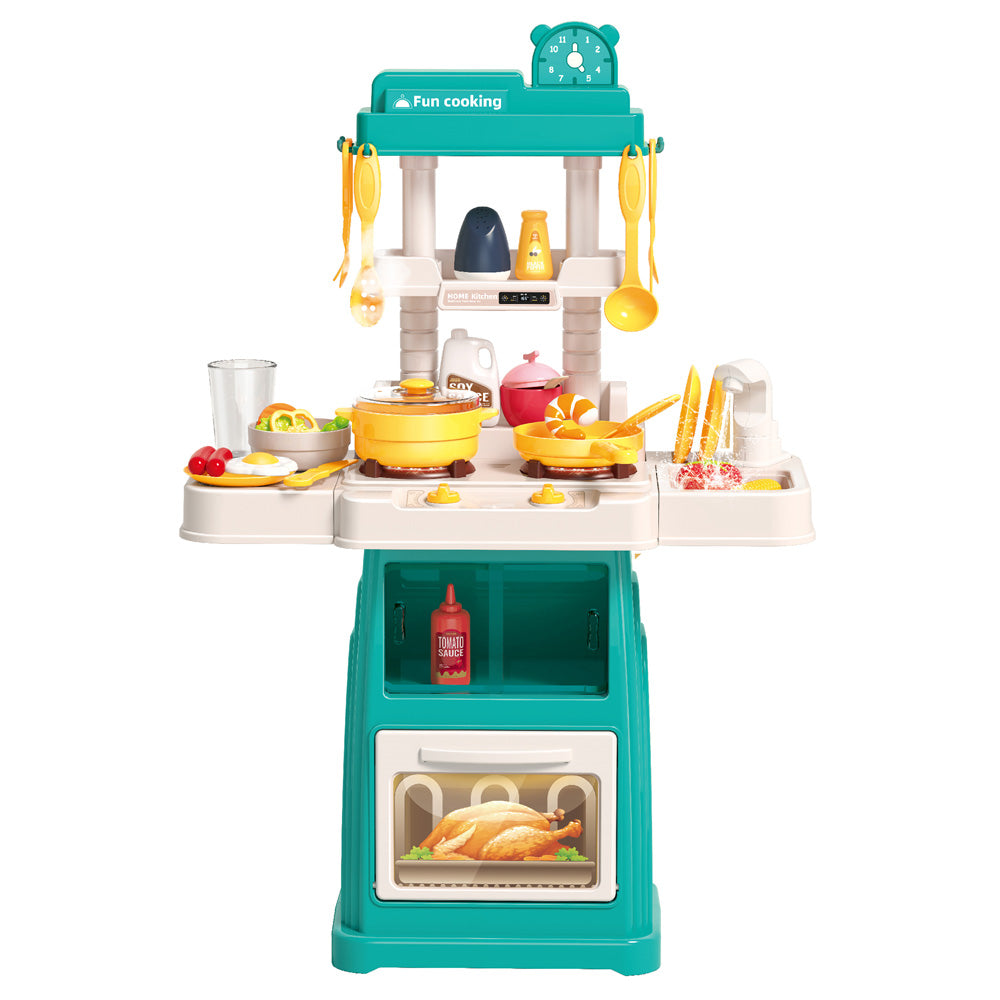 Játékkonyha 47 részes, világoskék-0